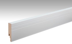 MeisterWerke MEISTER Fussleiste Profil 19 PK  Uni weiß glänzend DF 324 - 2380 mm