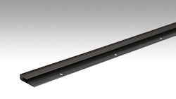 Meister Abschlussprofil Typ 201 (6,5 bis 16 mm) Schwarz eloxiert 2510 - 2700 mm