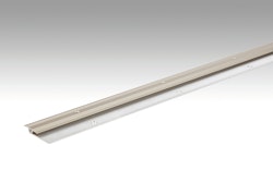 MEISTER Übergangsprofil Typ 102 (2,5 bis 7 mm) Edelstahl-Oberfläche 340 - 1000 x 30 mm