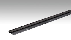 Meister Abschlussprofil Typ 101 (2,5 bis 7 mm) Schwarz eloxiert 2510 - 1000 mm