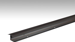 MEISTER Übergangsprofil Flexo Typ 302 (7 bis 17 mm) Schwarz eloxiert 2510 - 1000 x 38 mm