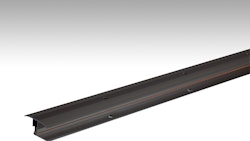 MEISTER Übergangsprofil Flexo Typ 302 (7 bis 17 mm) Schwarz eloxiert 2510 - 2700 x 38 mm
