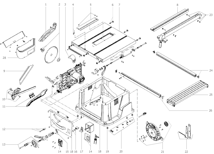 Metabo TS 250