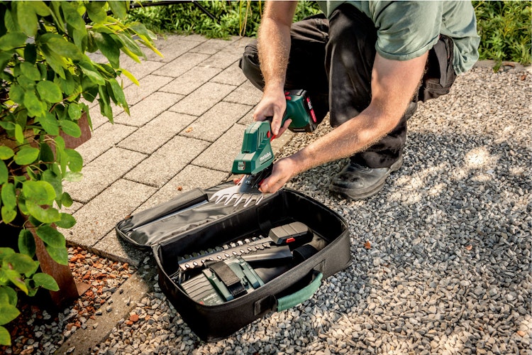 Metabo Akku-Gras-/Strauchschere SGS 18 LTX Q in metaBOX 145 L
