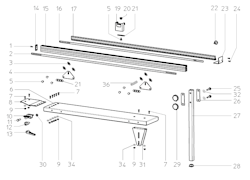 Metabo Tischverlaengerung 3000MM