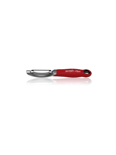 Microplane Profi-Schäler, gezahnt SPECIALTY Schwarz Rot