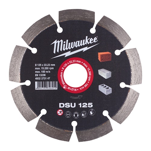 Milwaukee DIAMANTTRENNSCHEIBE DSU125 22,2MM 4932373147