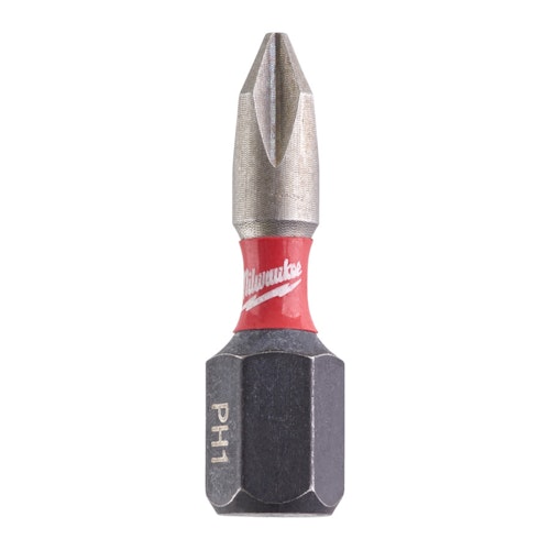 Milwaukee BIT PH1 25MM SHOCKWAVE  (2) 4932430850