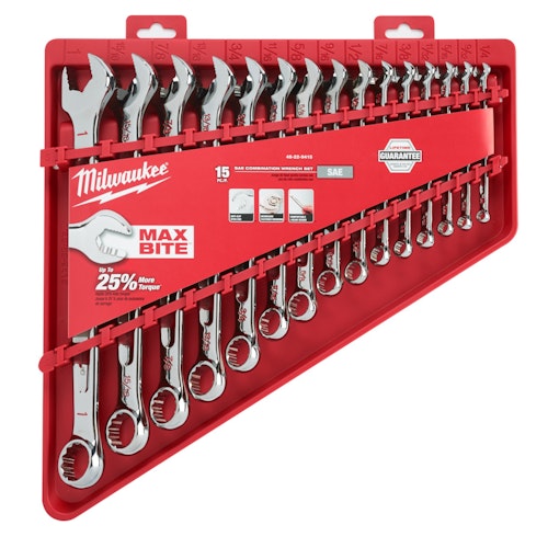 Milwaukee Gabel-Ringschlüsselsatz 15-tlg.imp.-1ST 4932464996