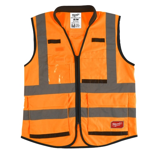 Milwaukee Prem.Warnschutzweste orange S/M 4932471898