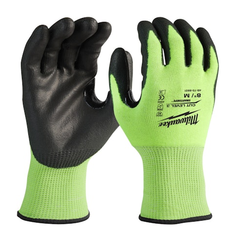 Milwaukee Schnittschutzhands. Kl.3 M/8 Hi-Vis 4932478131