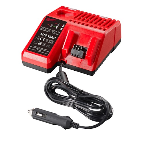 Milwaukee M12-18 AC  Ladegerät Auto  4932459205