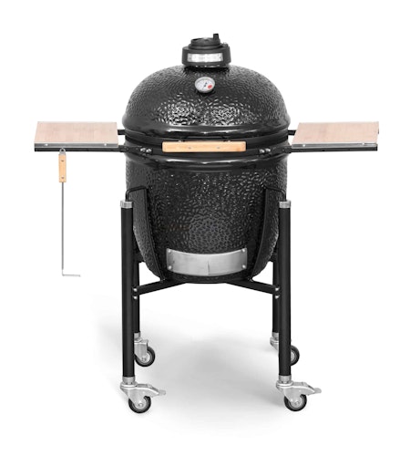 Monolith Grill BASIC BLACK mit Gestell und Seitentisch