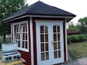 Von einem Kunden aufgenommenes Foto von Skan Holz Gartenhaus Almelo - 28 mm inkl. gratis Fundamentanker/Pads Von einem Kunden aufgenommenes Foto von Skan Holz Gartenhaus Almelo - 28 mm inkl. gratis Fundamentanker/Pads