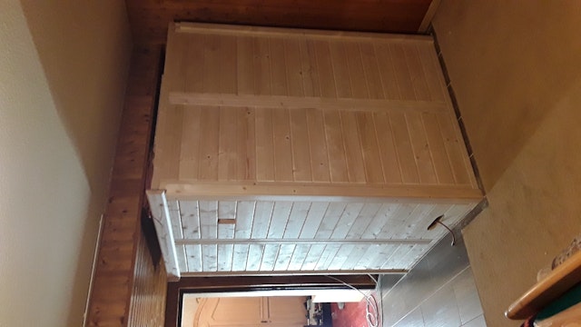 Von einem Kunden aufgenommenes Foto von Weka Premium Massivholz-Elementsauna Kemi Eck mit Glastür inkl. Komfortpaket - 45 mm inkl. 10-teiligem gratis Zubehörset (Gesamtwert 237,40 €)
