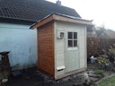 Von einem Kunden aufgenommenes Foto von Karibu Woodfeeling Gartensauna Saunahaus Jana naturbelassen inkl. 9-teiligem gratis Zubehörpaket Von einem Kunden aufgenommenes Foto von Karibu Woodfeeling Gartensauna Saunahaus Jana naturbelassen inkl. 9-teiligem gratis Zubehörpaket