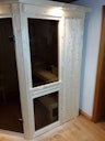 Von einem Kunden aufgenommenes Foto von Karibu Amelia 1 - Sauna mit Eckeinstieg 68 mm inkl. 9-teiligem gratis Zubehörpaket Von einem Kunden aufgenommenes Foto von Karibu Amelia 1 - Sauna mit Eckeinstieg 68 mm inkl. 9-teiligem gratis Zubehörpaket