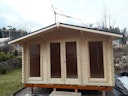 Von einem Kunden aufgenommenes Foto von Wolff Finnhaus Gartenhaus Rotterdam modern 40 mm - Aktionsmodell inkl. gratis Fundamentanker/Pads Von einem Kunden aufgenommenes Foto von Wolff Finnhaus Gartenhaus Rotterdam modern 40 mm - Aktionsmodell inkl. gratis Fundamentanker/Pads