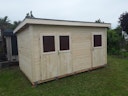 Von einem Kunden aufgenommenes Foto von Karibu Woodfeeling Gartenhaus Mattrup - 28 mm Von einem Kunden aufgenommenes Foto von Karibu Woodfeeling Gartenhaus Mattrup - 28 mm
