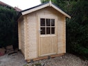 Von einem Kunden aufgenommenes Foto von Wolff Finnhaus Blockbohlenhaus Max 28 inkl. gratis Fundamentanker/Pads Von einem Kunden aufgenommenes Foto von Wolff Finnhaus Blockbohlenhaus Max 28 inkl. gratis Fundamentanker/Pads