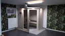 Von einem Kunden aufgenommenes Foto von Karibu Sauna Fiona 1 mit Eckeinstieg 68 mm inkl. 9-teiligem gratis Zubehörpaket Von einem Kunden aufgenommenes Foto von Karibu Sauna Fiona 1 mit Eckeinstieg 68 mm inkl. 9-teiligem gratis Zubehörpaket