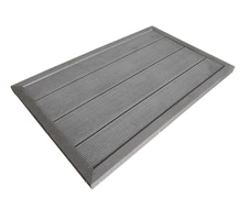 myPOOL Outdoorbodenelement aus WPC als Untergrund für Solarduschen LxBxH 101 x 63 x 5,5 cm
