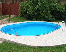 myPOOL Swimming Pool Poolset Premium Ovalform mit Sandfilteranlage