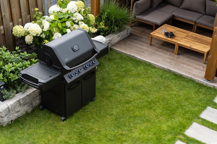 NAPOLEON Gasgrill PHANTOM PRESTIGE 500, mit gegossenen Edelstahl Grillrosten, Satinschwarz