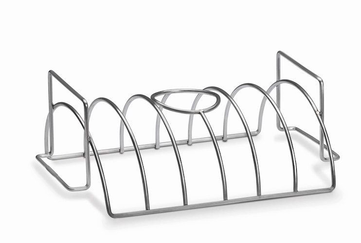 NAPOLEON Spare-Ribs- /Bratenhalter & Bierdosenhähnchen- Korb Edelstahl (56019)