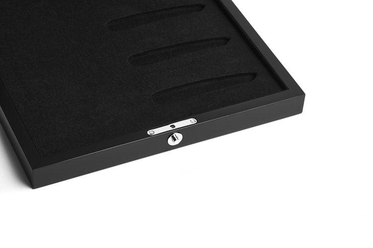 Nesmuk Schatulle 4er St.-Messer & Folder Exklusiv Mattlack