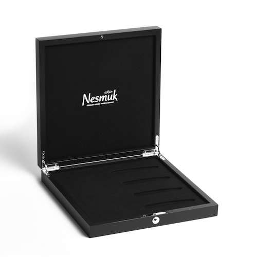 Nesmuk Schatulle 4er St.-Messer & Folder Exklusiv Mattlack