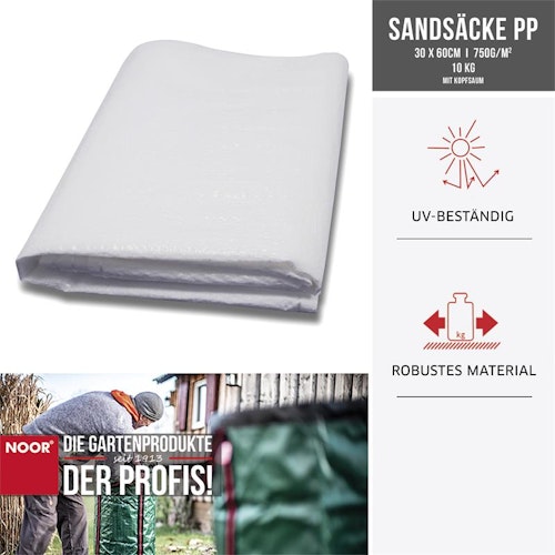 NOOR Sandsäcke PP 30 x 60 cm 25er Pack