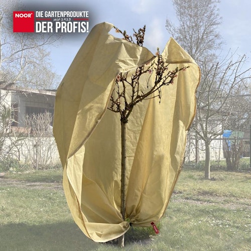 Noor Winterschutz-Thermomantel XL Ø120 x 250 cm mit Reißverschluss und 2 Zugseilen 70 g/m²