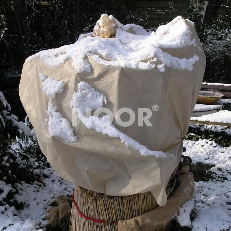 Vorschaubild Galerie Noor Wintervlies beige 30g/m²