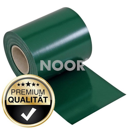 Noor Zaunblende PVC blickdicht 35 Meter inkl. 25 Klemmschienen
