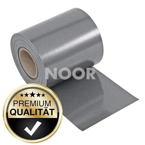 Noor Zaunblende PVC blickdicht 35 Meter inkl. 25 Klemmschienen