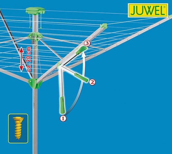 JUWEL Wäschespinne NOVAPLUS 600 "LIFT"