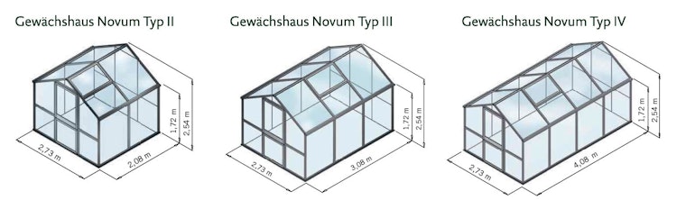 KGT Gewächshaus Novum Typ III Bild