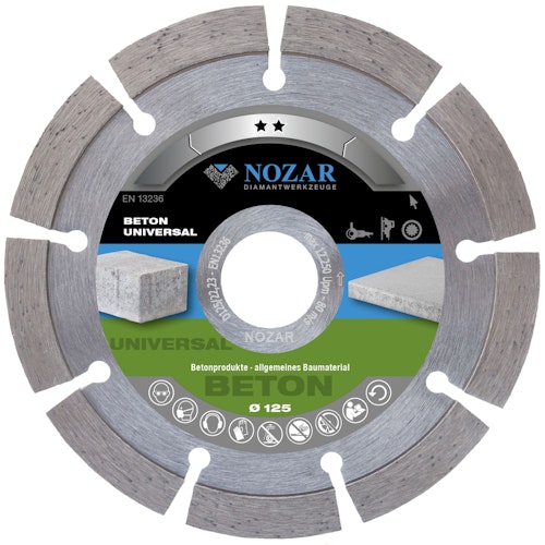 Nozar Diamant-Trennscheibe Beton Universal 10