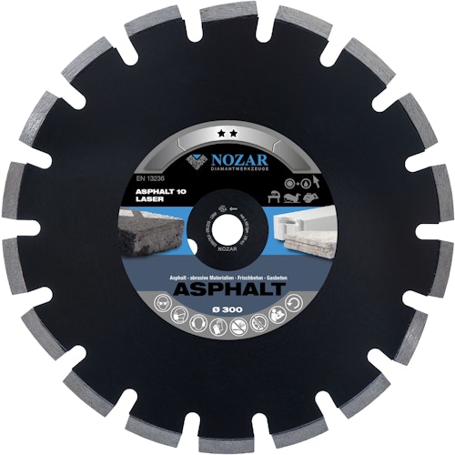 Nozar Diamant-Trennscheibe Laser Asphalt 10