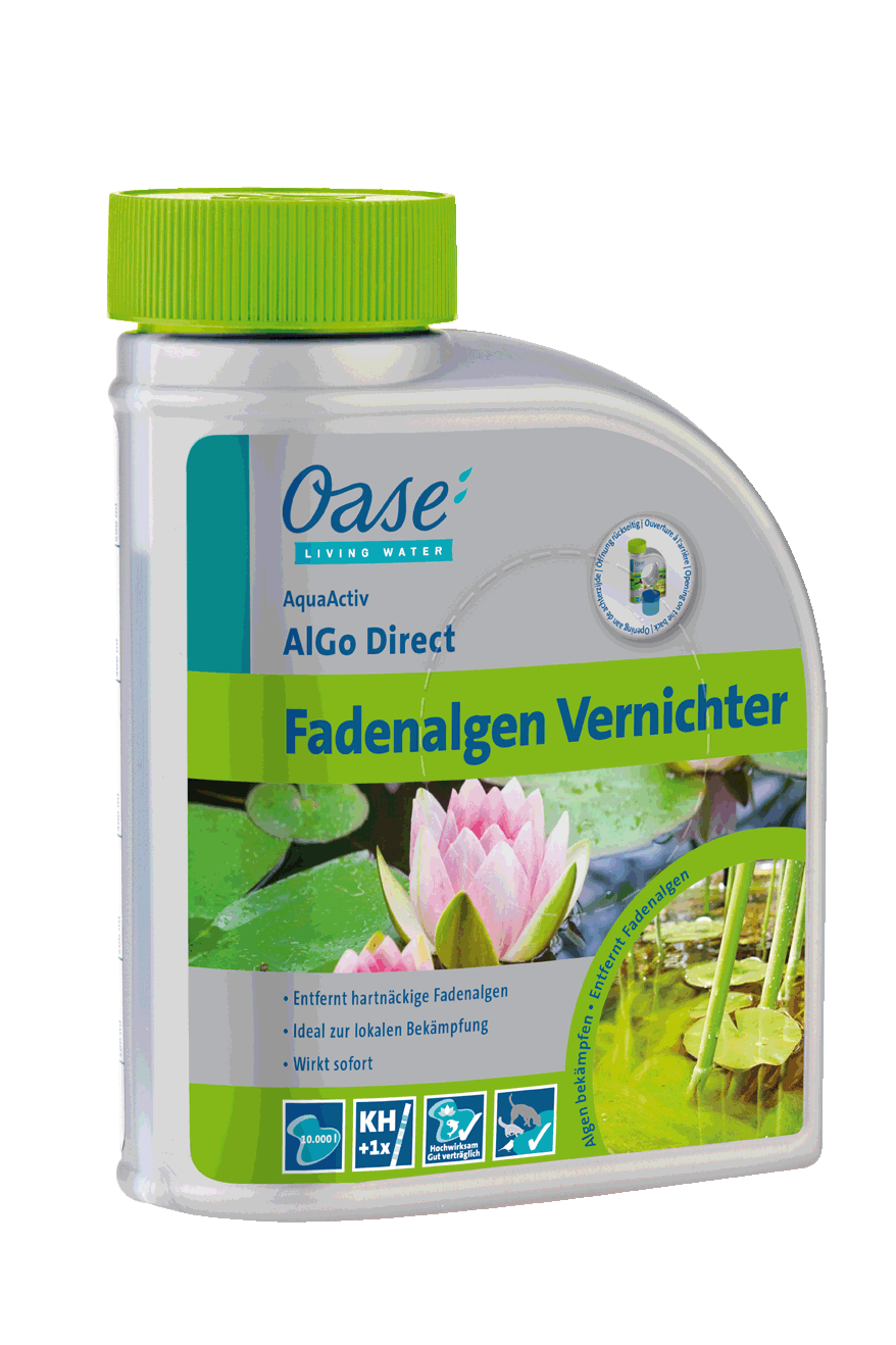 Vorschaubild Galerie Oase Algenvernichter AquaActiv AlGo Direct 500 ml