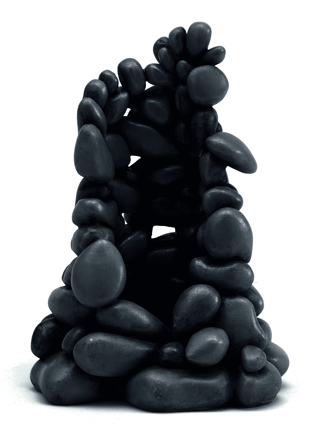 Vorschaubild Galerie biOrb Stein Ornament klein schwarz (46111)
