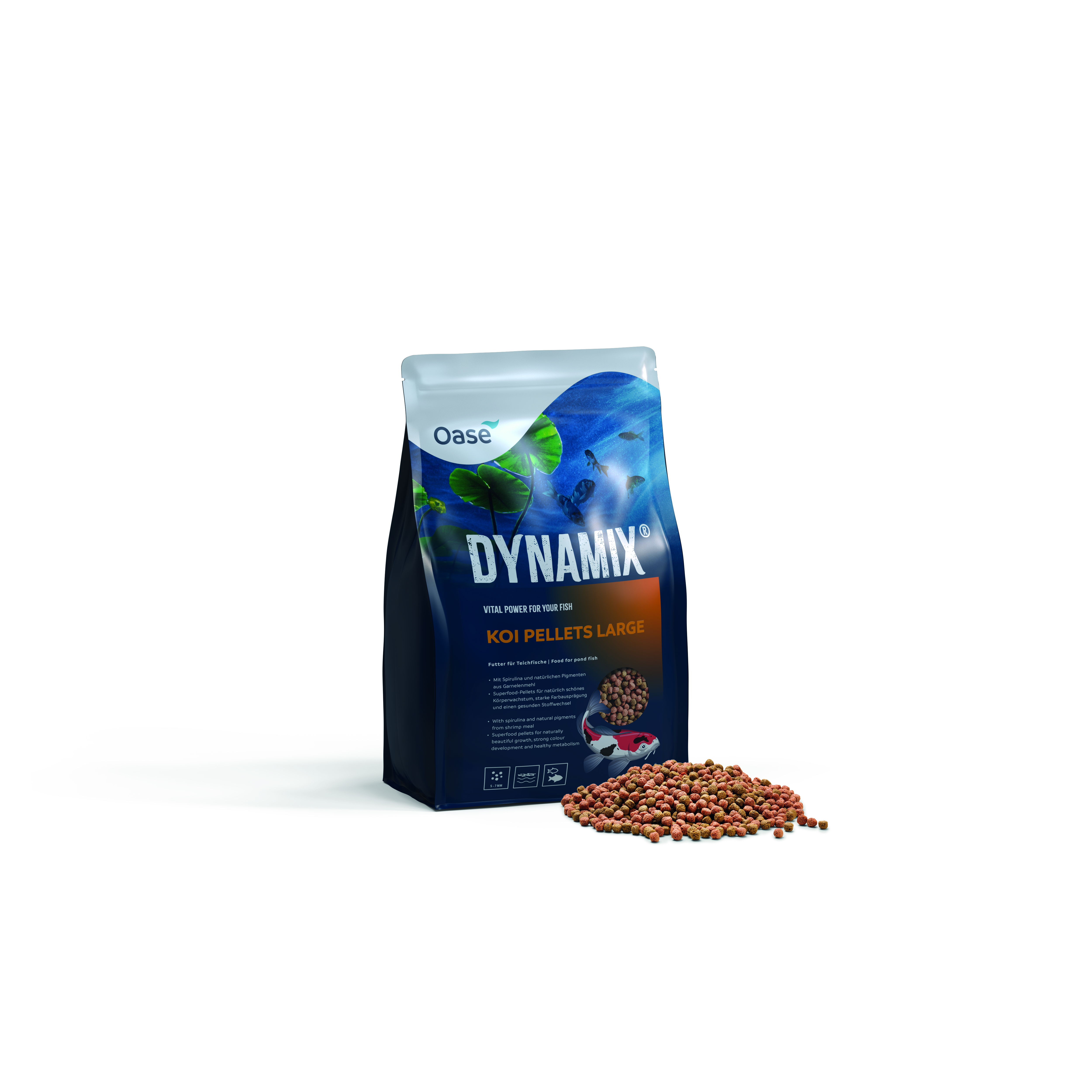 Vorschaubild Galerie Oase Dynamix Koi Pellet groß verschiedene Größen
