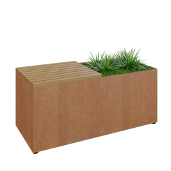 OFYR Herb Garden Bench Corten
