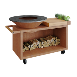 OFYR Island Corten 100 PRO Teakholz