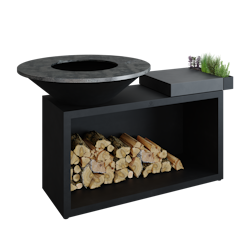 OFYR Island Black 100 Keramik Dunkelgrau
