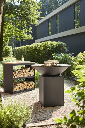 OFYR Holzregal Wood Storage Black Dressoir