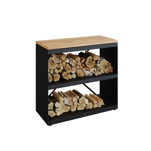 OFYR Holzregal Wood Storage Black Dressoir