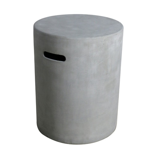 Gardenforma Abdeckung für Gasflaschen, Beton-Optik grau Faser-Beton,für 5kg Gasbehälter 