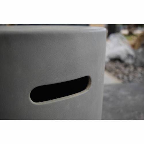 Gardenforma Abdeckung für Gasflaschen, Beton-Optik grau Faser-Beton,für 5kg Gasbehälter 